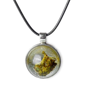 Wisiorek Zatopiony Okrąg Metal Okrąg Prezent Susz CBD LIMITED EDITION